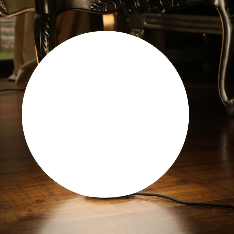 Stehlampe Modern Wohnzimmer Bodenlampe LED Weiß 50cm, PK Rund Deutschland E27, – Kugel Green